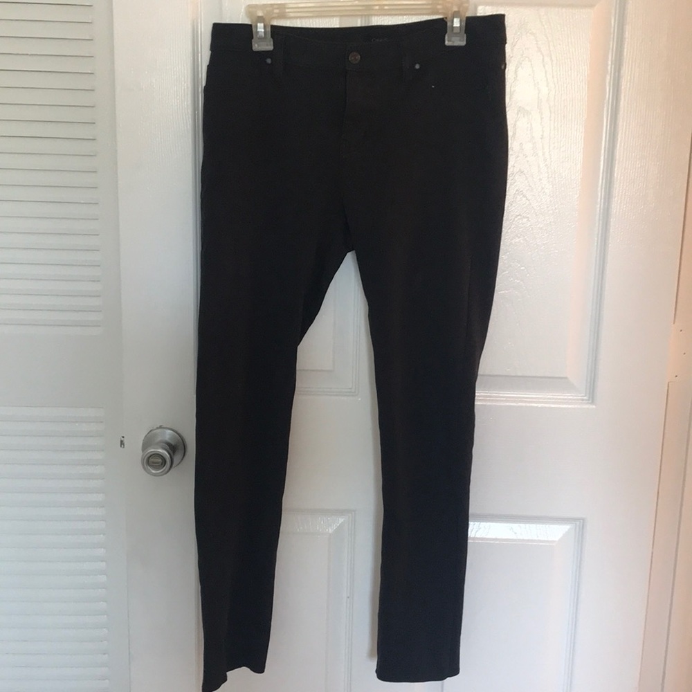 Calvin Klein stretchy black straight leg trouser